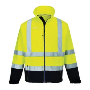 Hi-Viz Two Tone Softshell Jacket EN471 Class 3