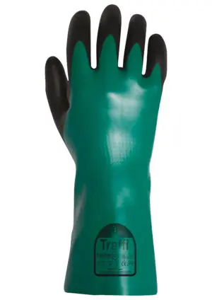 Traffi  Cut D Nitrile Chemical Gauntlet