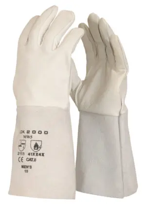 Sheepskin Leather Tig Welding Gauntlet