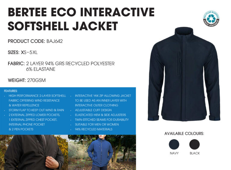 Bertee Ecowear Softshell Jacket