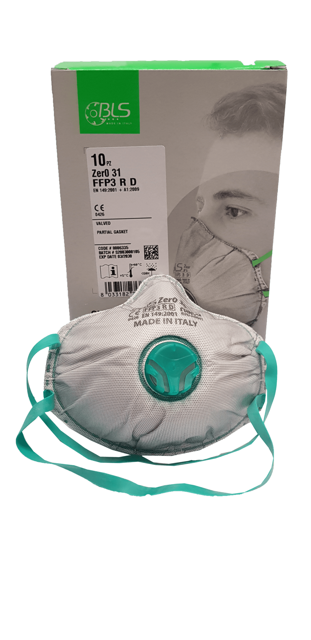 BLS Zero Series Cup Shape Moulded Mask Protective Wear Supplies