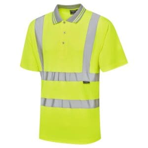 Hi Vis Yellow Polyester Sportech Poloshirt
