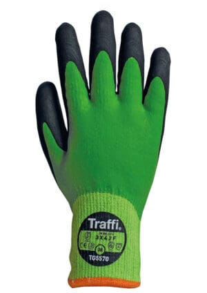 Traffi  Cut F Thermal Waterproof Full Dip Latex Glove