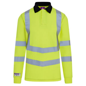 Hi Vis FR ARC Lightweight Longsleeve Poloshirt