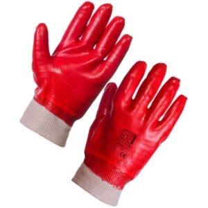PVC Knitwrist Glove En388 4121