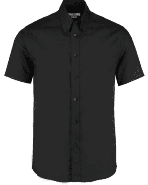 Mens Shortsleeved Oxford Shirt - Tailored Fit