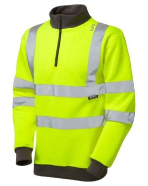 Hi-Vis Quarter Zip Sweatshirt