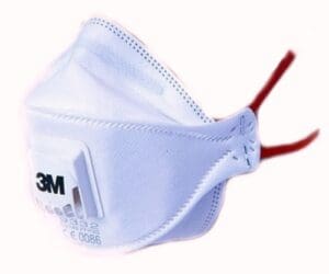 3M FFP3 Disposable Fold Flat Respirator with Valve
