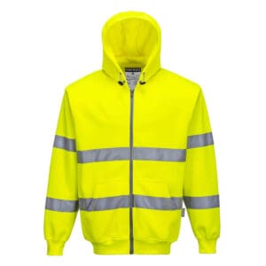 Portwest Hi-Vis Zip Front Hoodie