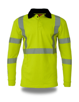 REDD KIKAI FR AS ARC Hi-Viz Long Sleeve Poloshirt